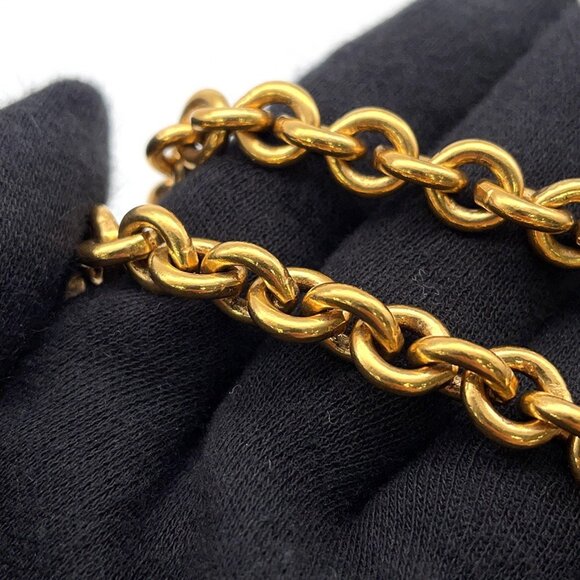 CHANEL Gold Logo Necklace - Picture 8 of 13